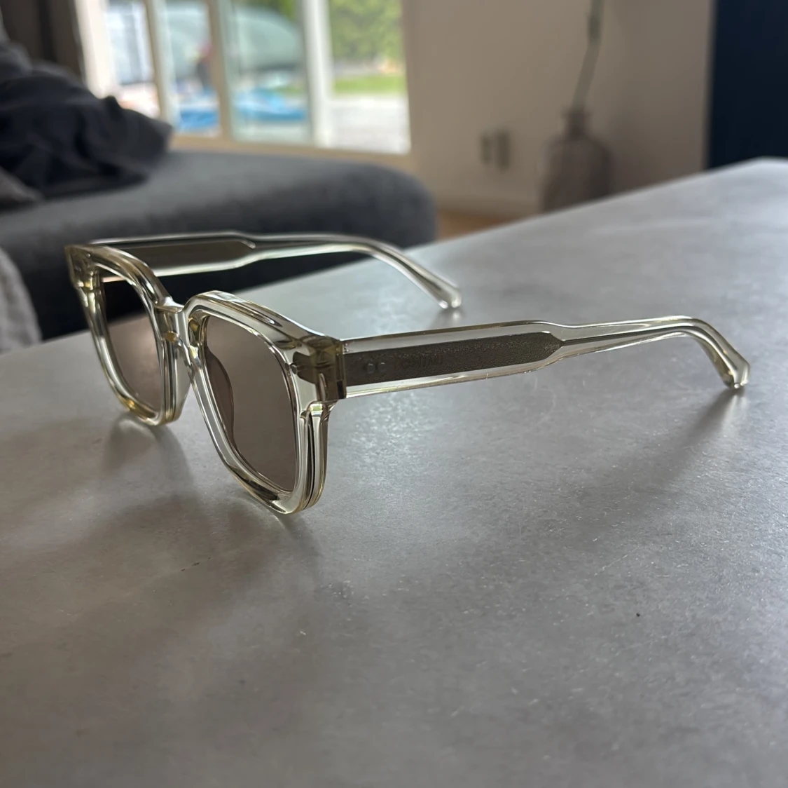 Transparenta fyrkantiga solglasögon från A.Kjaerbede - 2