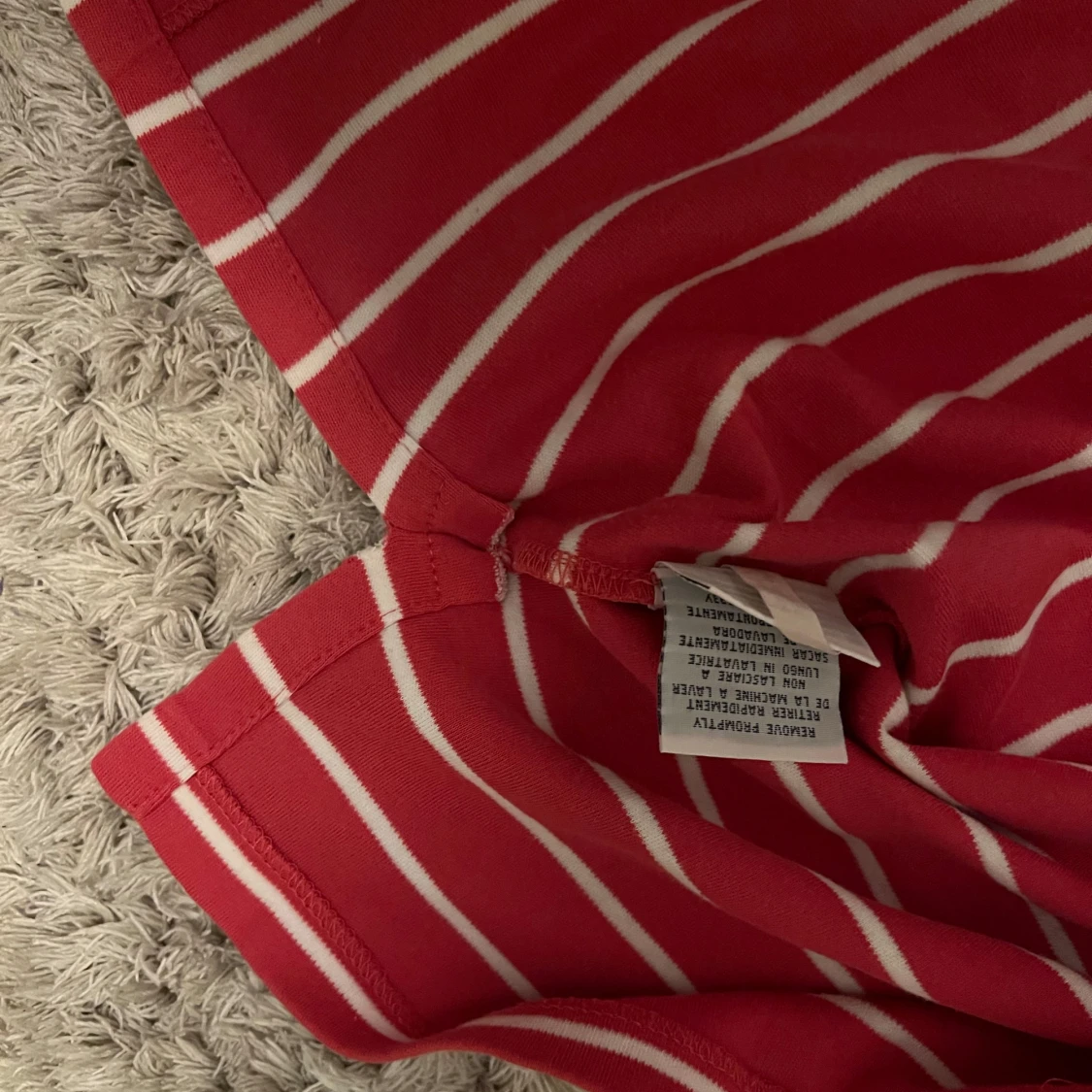 Röd- och vitrandig pikétröja från Polo Ralph Lauren - 3