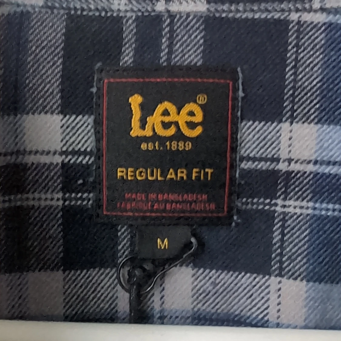 Blårutig skjorta från Lee, regular fit - 1