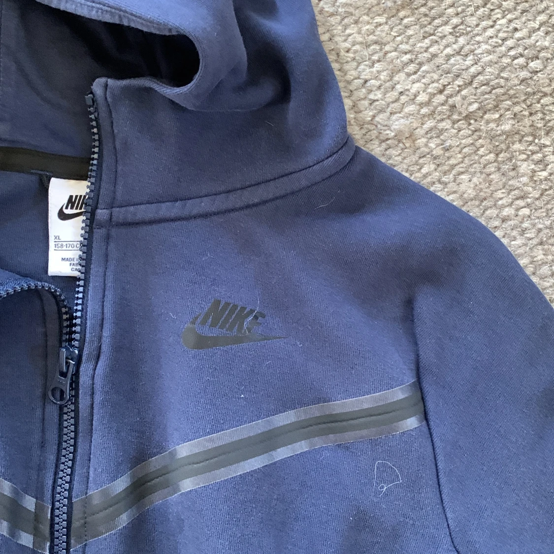 Blå hoodiejacka från Nike - 4