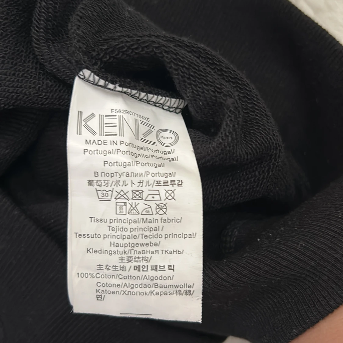 Svart Kenzo sweatshirt med tigerbrodyr - 3