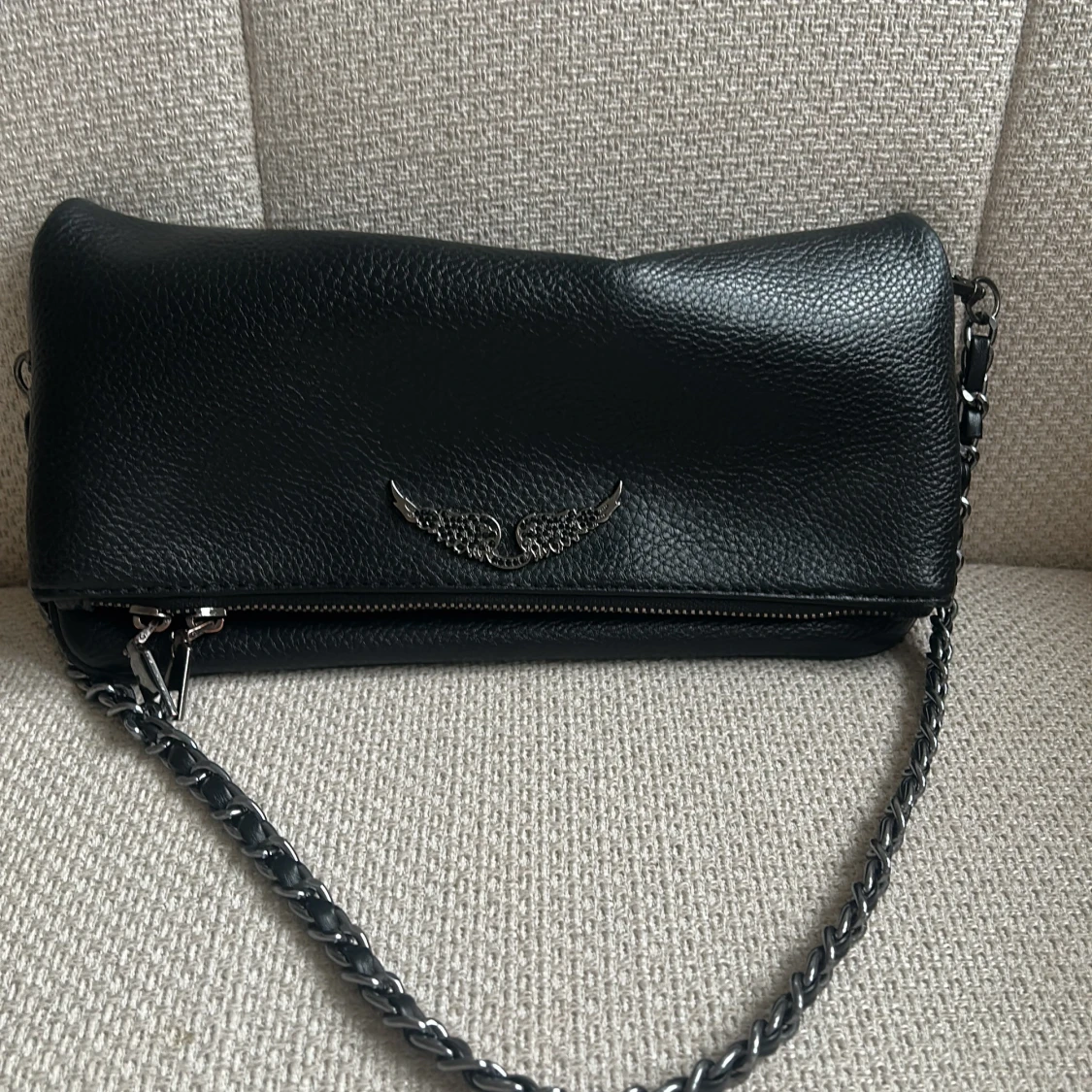 Zadig & Voltaire axelväska svart