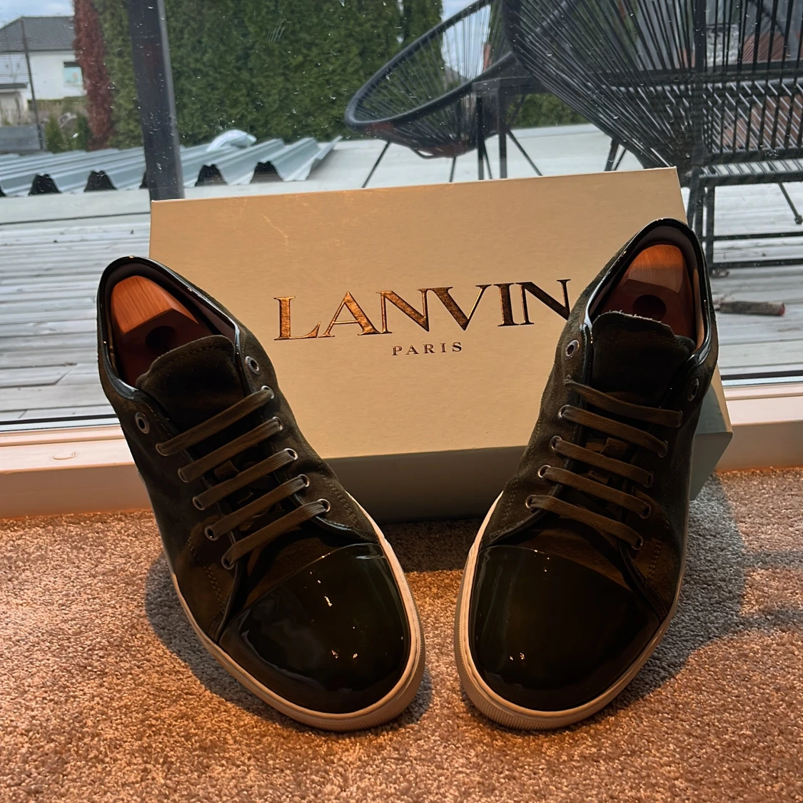Gröna sneakers från Lanvin