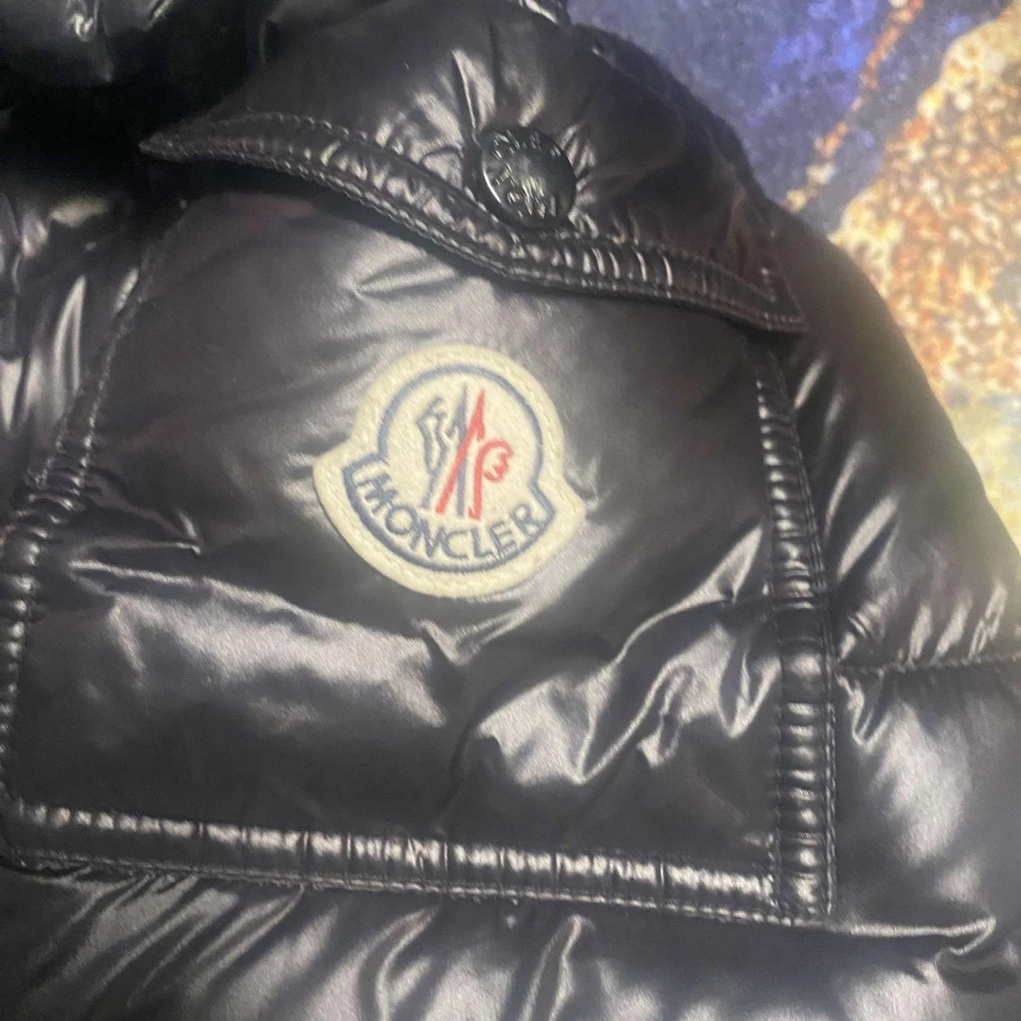 Svart pufferjacka från Moncler - 2