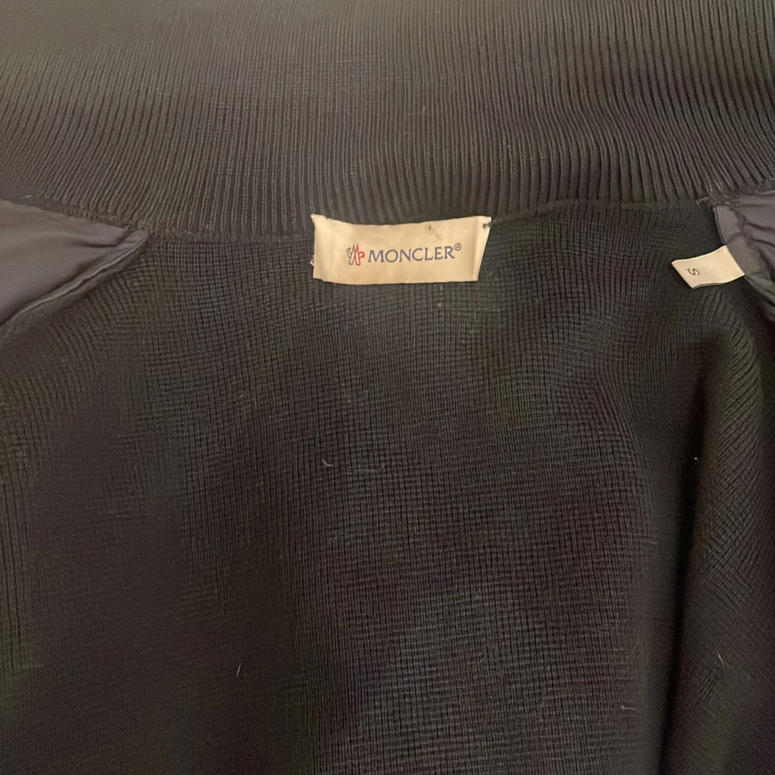 Mörkblå moncler cardigan original modell - 1