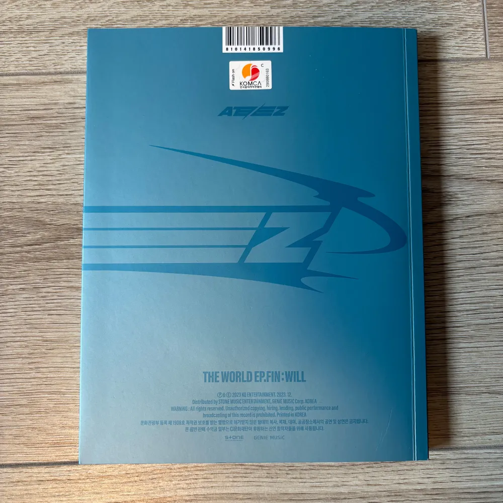Ateez 'The World EP. Fin: Will Album. Innehåller bok, CD, klistermärken, 1 kort & 3 photocards på Mingi, Jongho & Seonghwa!🤍. Böcker.