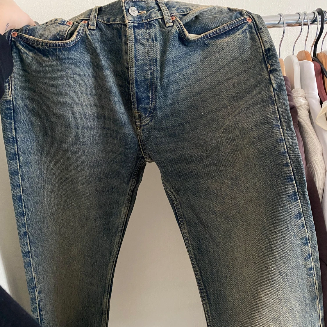 Blå jeans från 157 - 1