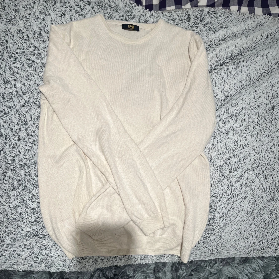 Beige/vit tröja från Cavalli Class - 1