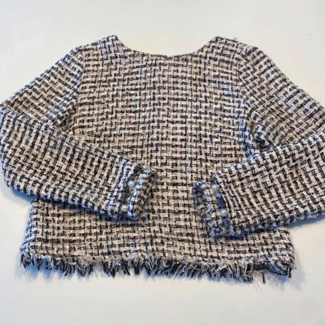 Zara Tröja med pärldetaljer - 1