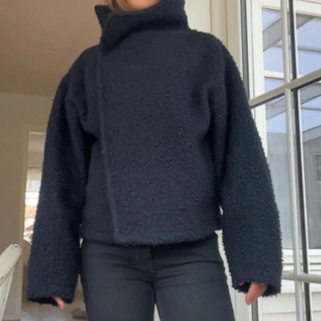 Mörkblå teddyjacka - 4