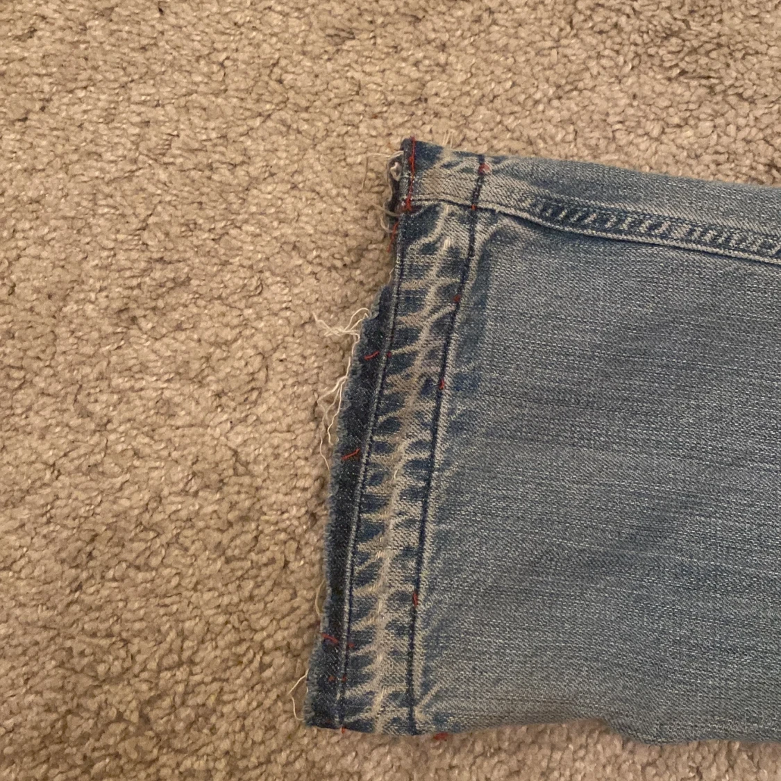 Ljusblå bootcut jeans - 4