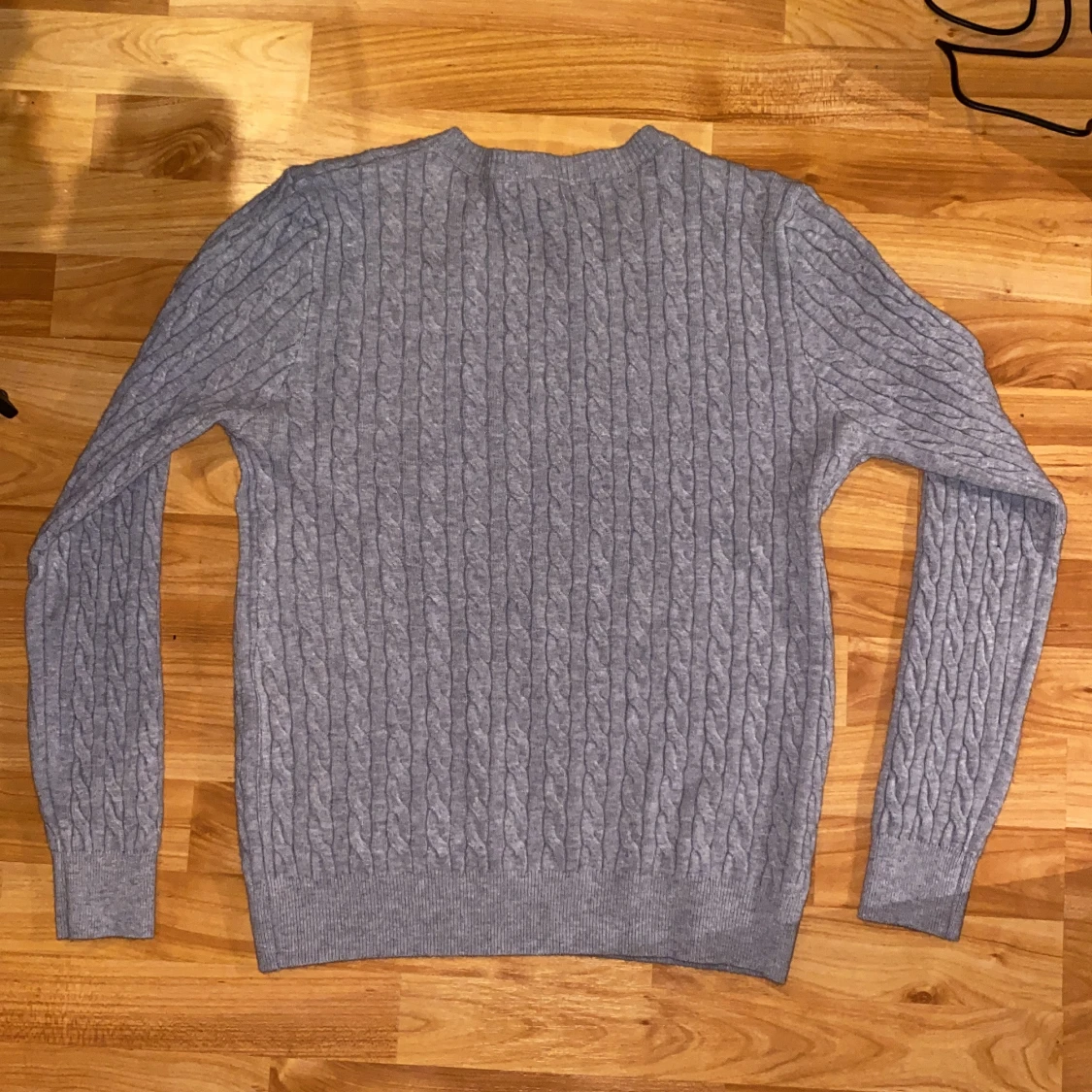 Grå stickad tröja från Ralph Lauren - 1