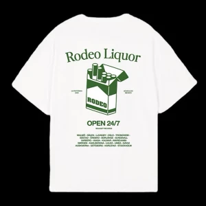 Bolaget RODEO T-shirt  - Säljer ”Rodeo Liquor” tröjan från Bolaget i storlek S. T-shirten är slutsåld i denna storlek på hemsidan. Aldrig använd, endast testad. Säljer då den va för stor för mig. ❤️