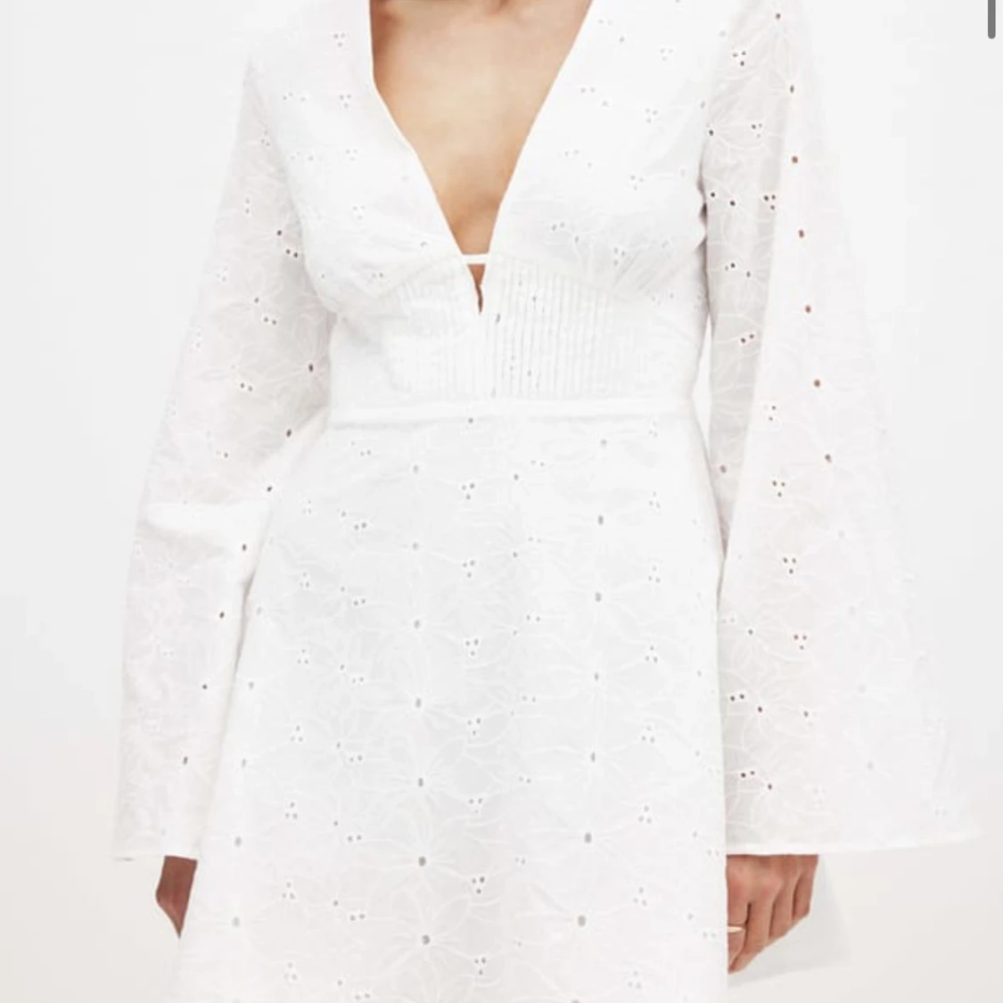 Studentklänning,Vit klänning med öppen rygg - 3