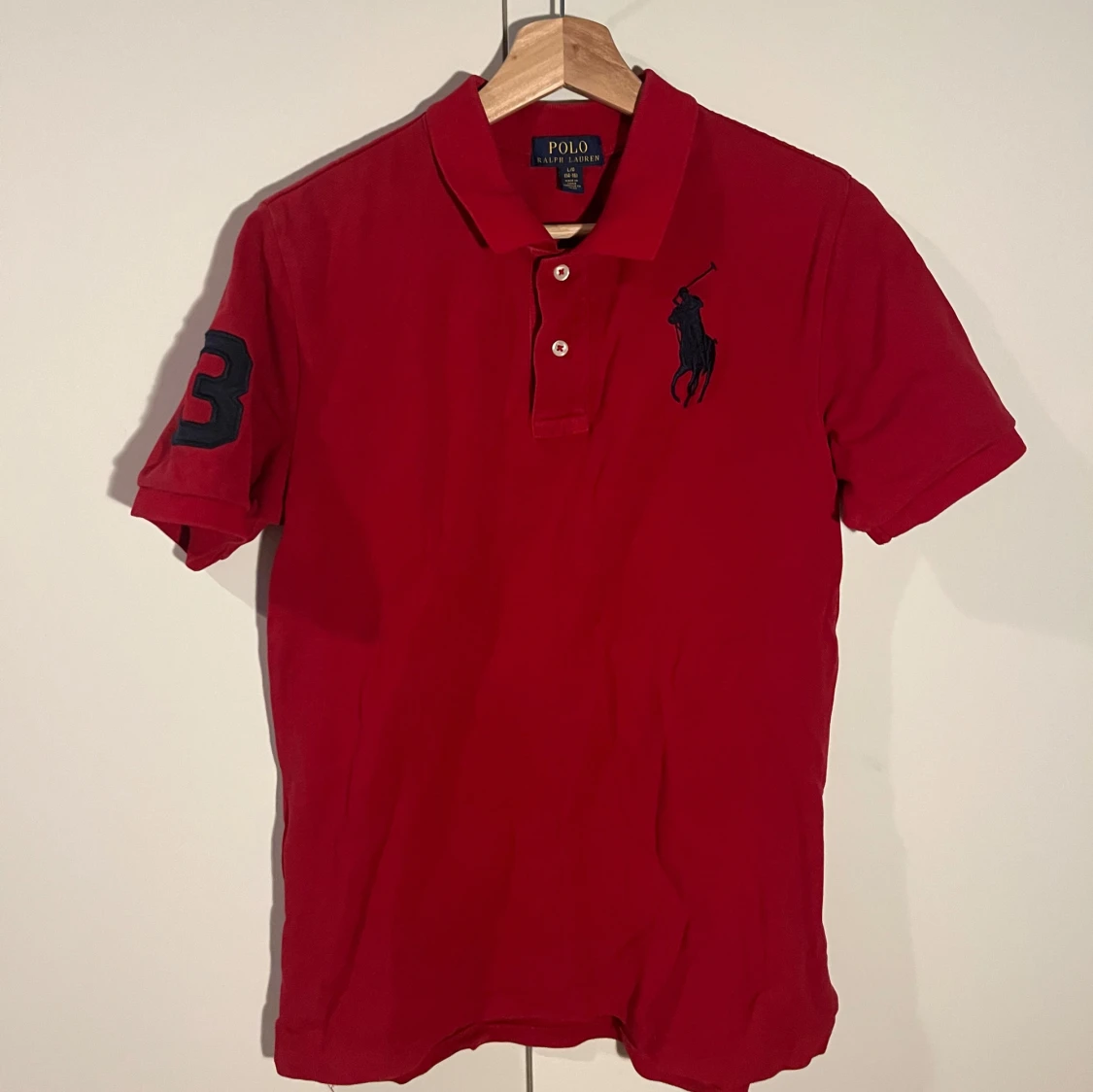 Röd pikétröja från Polo Ralph Lauren