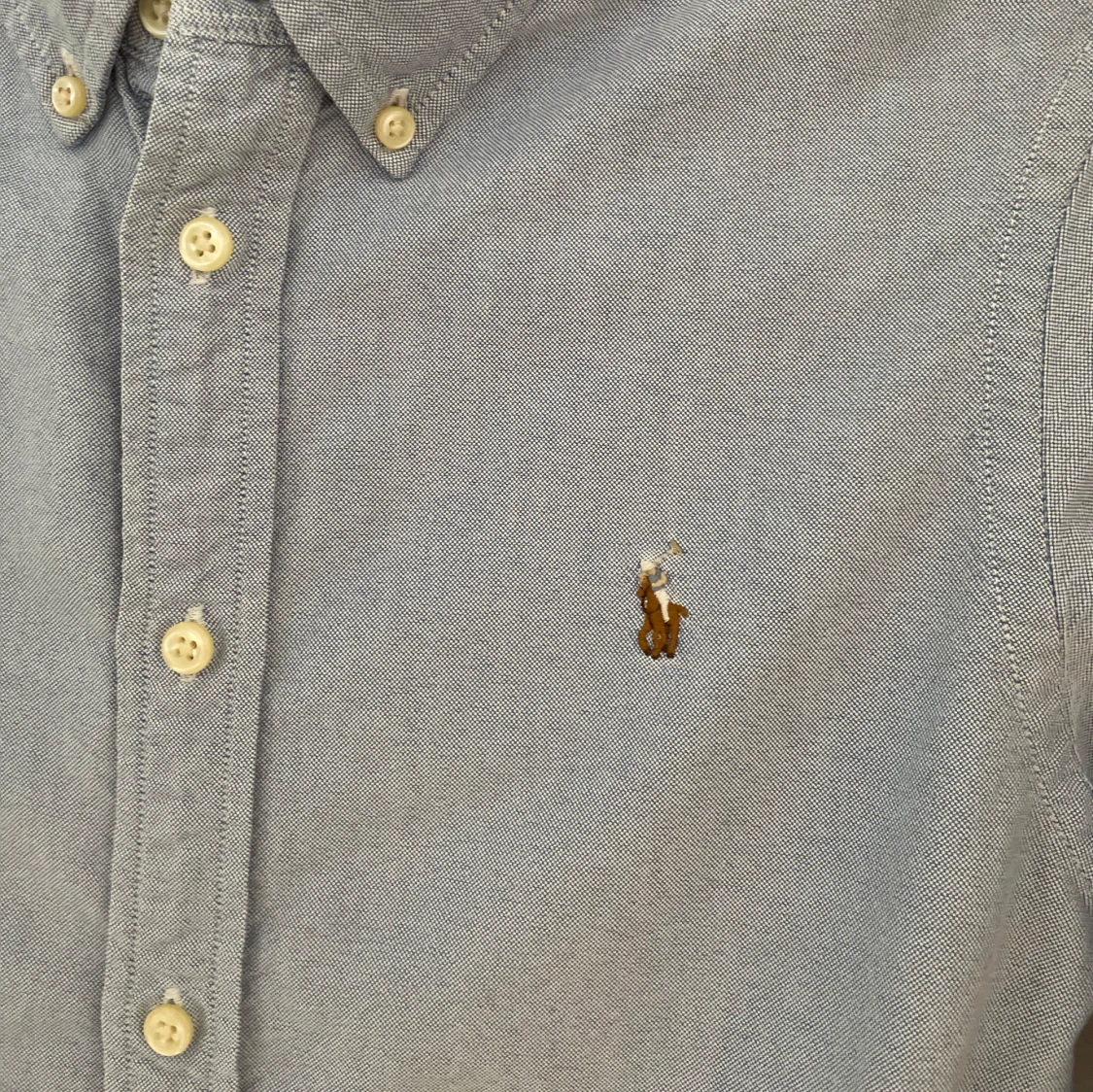 Ljusblå Ralph Lauren Skjorta - 1