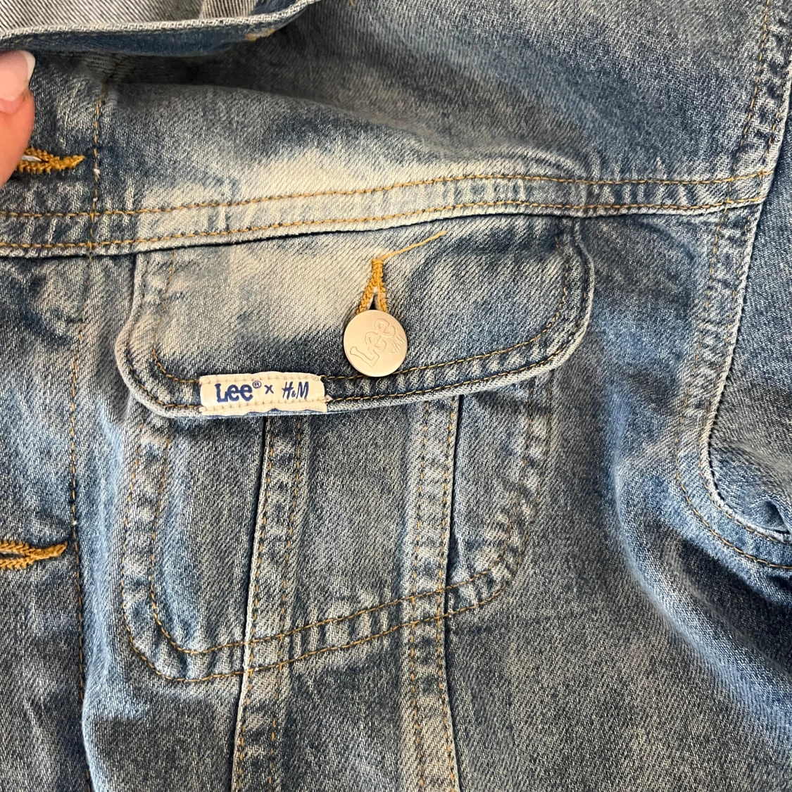 Blå jeansjacka Lee x H&M - 2
