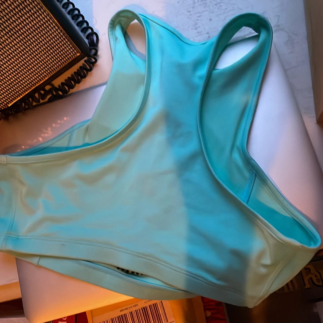 Turkos bikiniöverdel/surftopp från Crazy Wave - 1