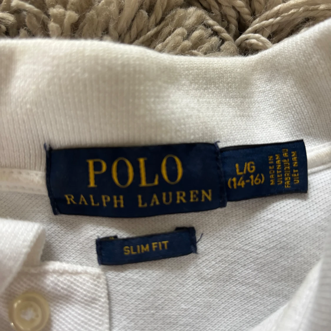 Vit pikétröja Polo Ralph Lauren - 1