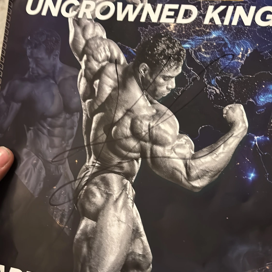Poster med Kevin levrone signerad av han själv  - 3