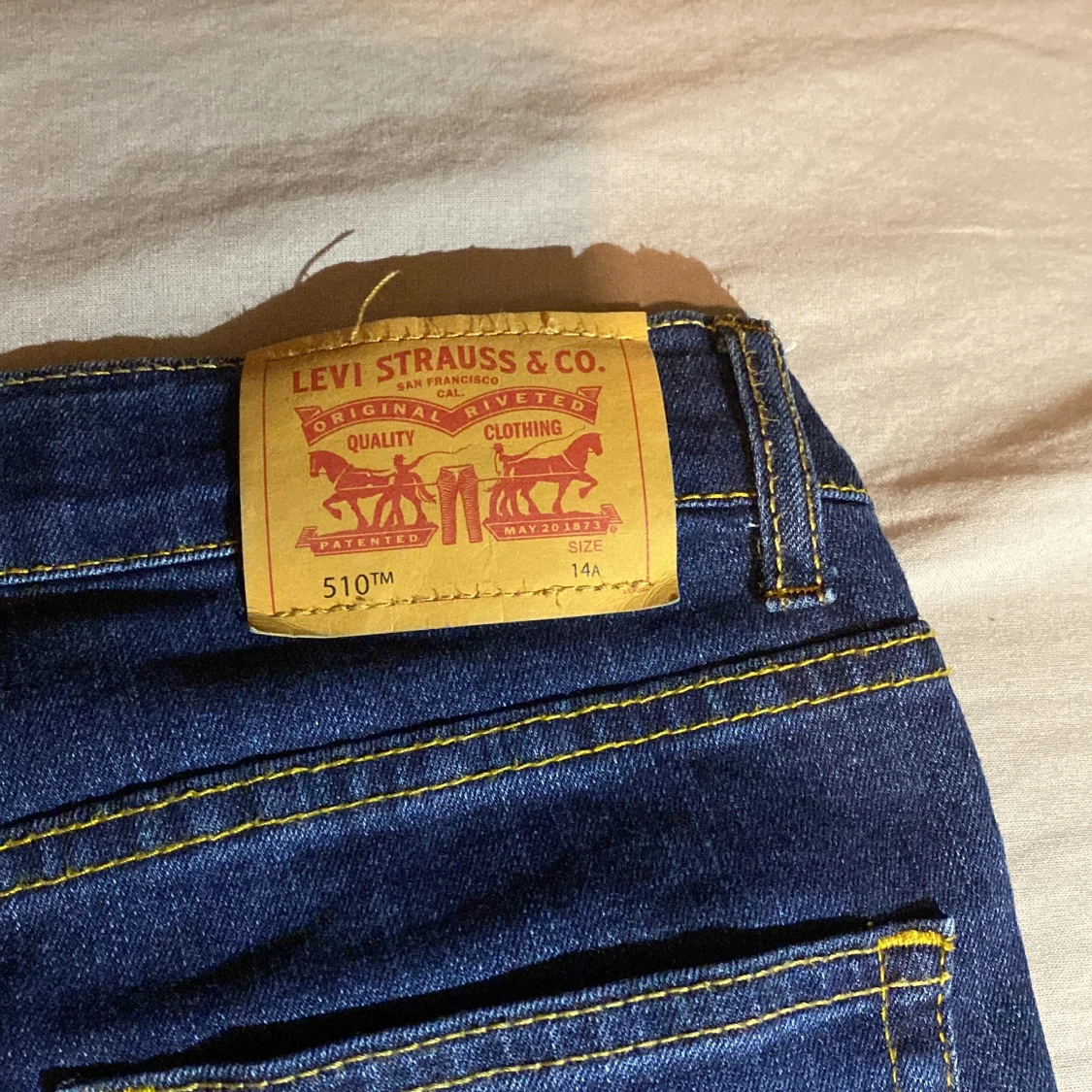 Levi's 510 blå jeans - 3