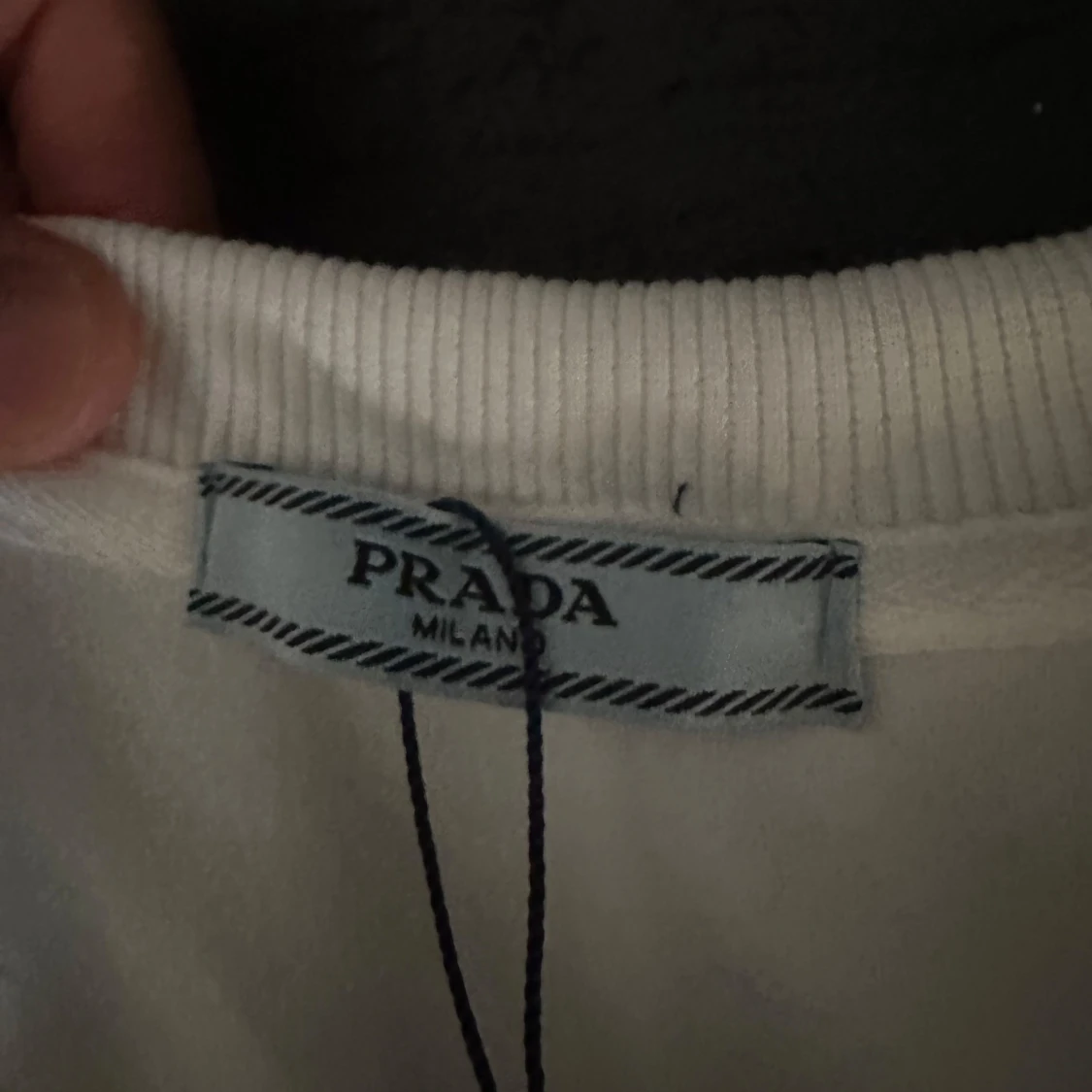 Vit sweatshirt från Prada - 1