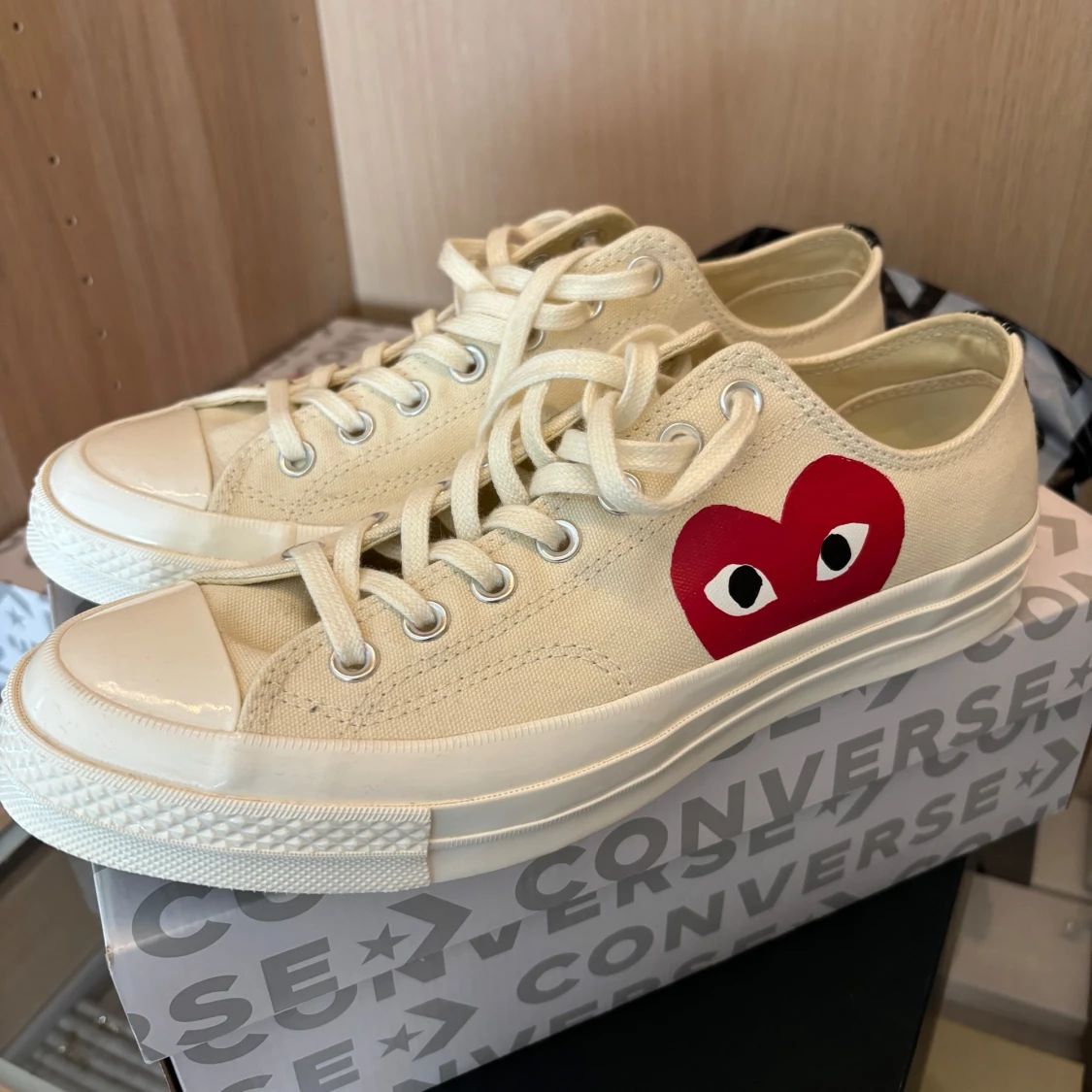 Converse x Comme des Garçons Play vita sneakers - 1