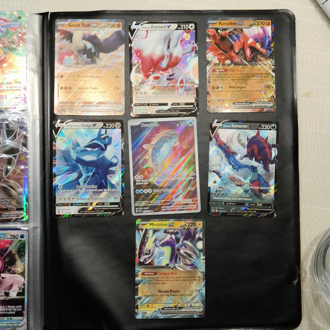 Pokémonkort samling – EX och V-kort