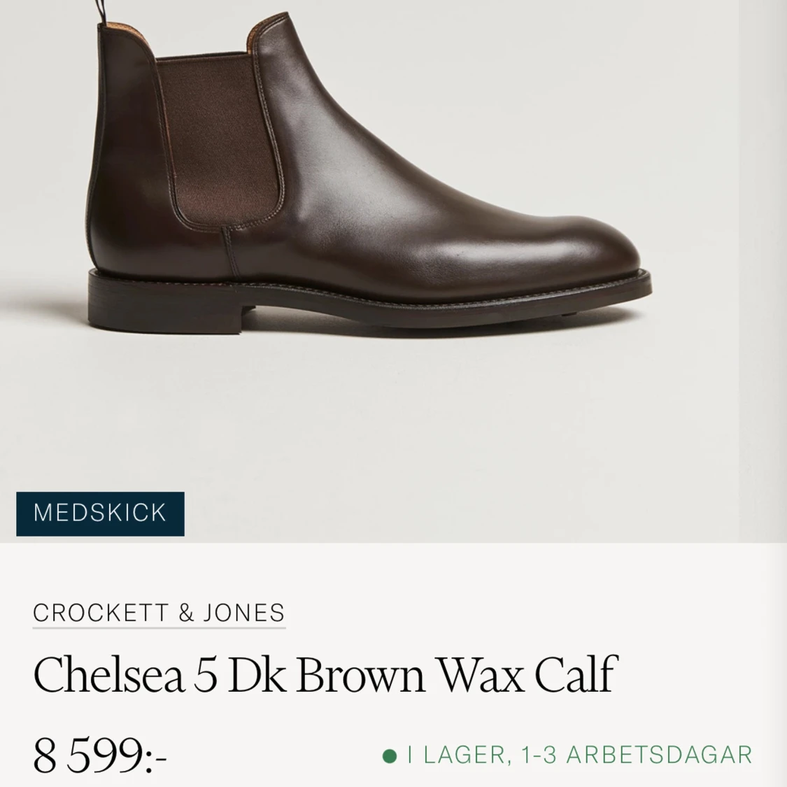 Crockett & Jones Chelsea Boots - 1