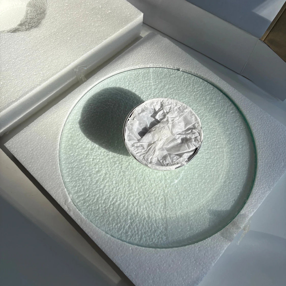 Glas servering fat - 3