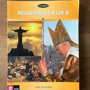 Religionsbok - Upptäck religionens roll i världen och historien! Den här boken tar dig med på en resa genom kristendomens utveckling, Jesus liv och religionens betydelse i Sverige. Perfekt för dig som vill förstå mer om tro, kultur och samhälle.