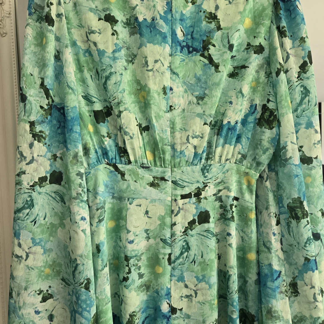 Mintgrön blommig långklänning Adoore 32 - 3