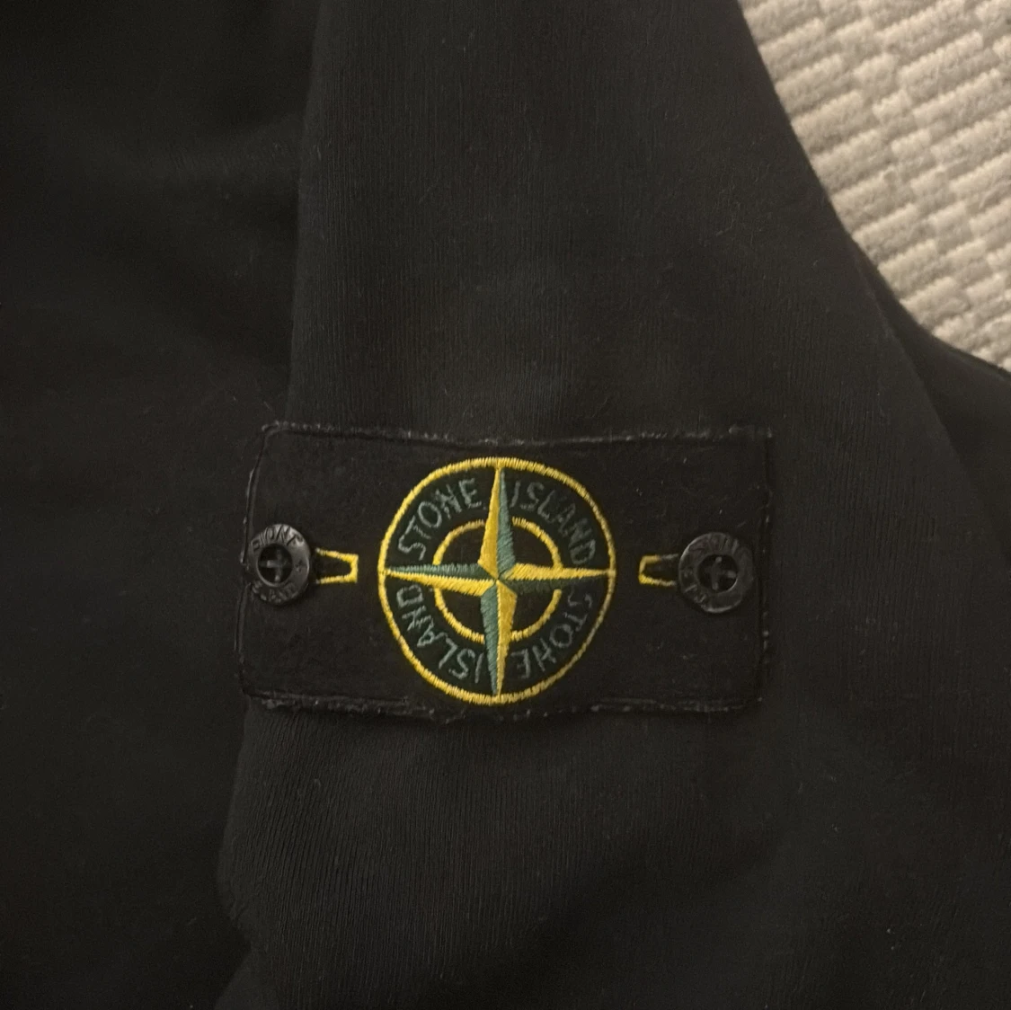 Svart half zip tröja från Stone Island - 2