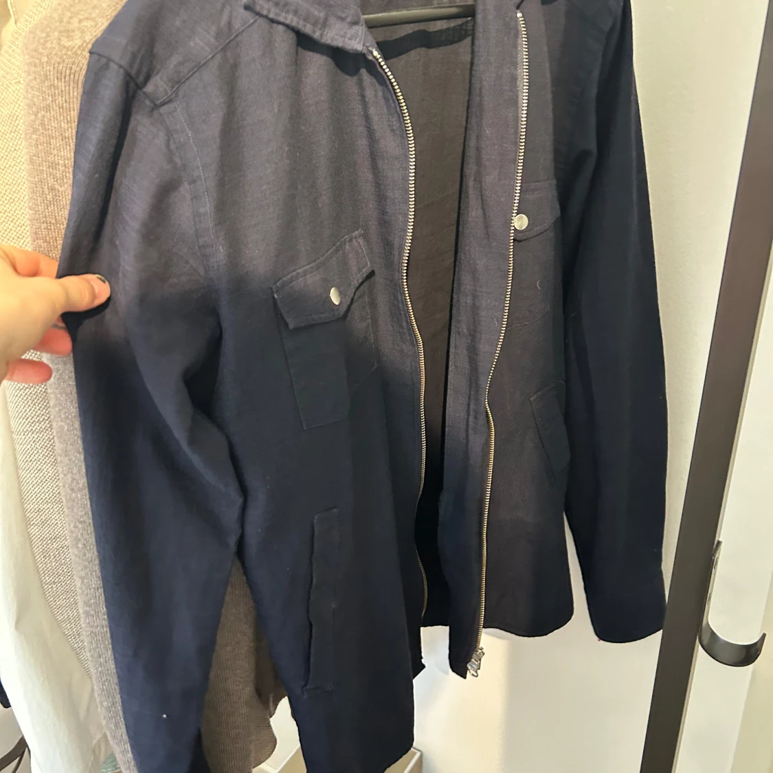 Mörkblå overshirt från Eton, S - 2