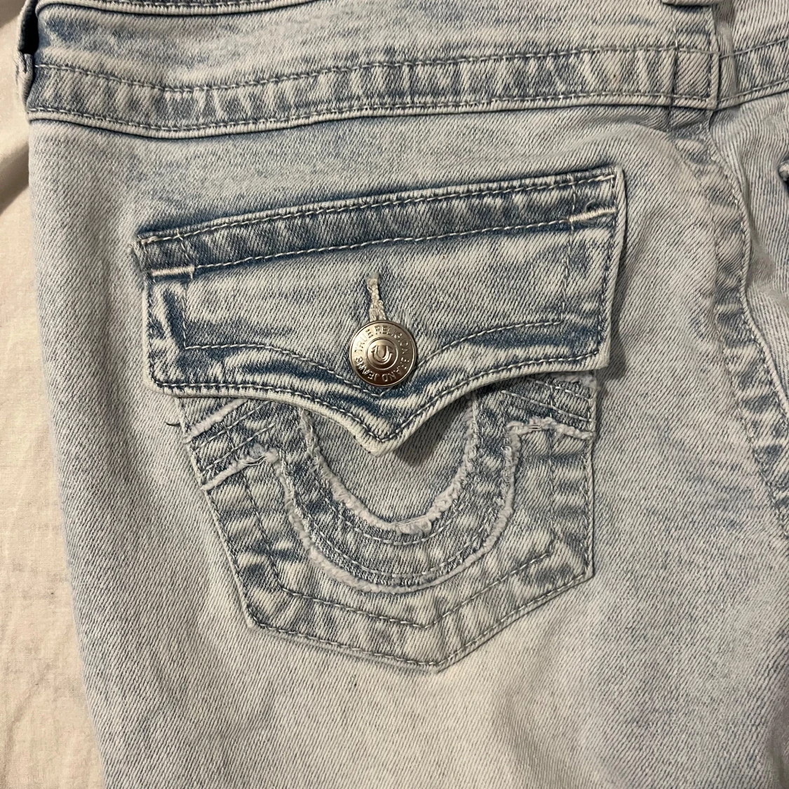 True Religion Joey Bootcut Jeans Ljusblå - 4