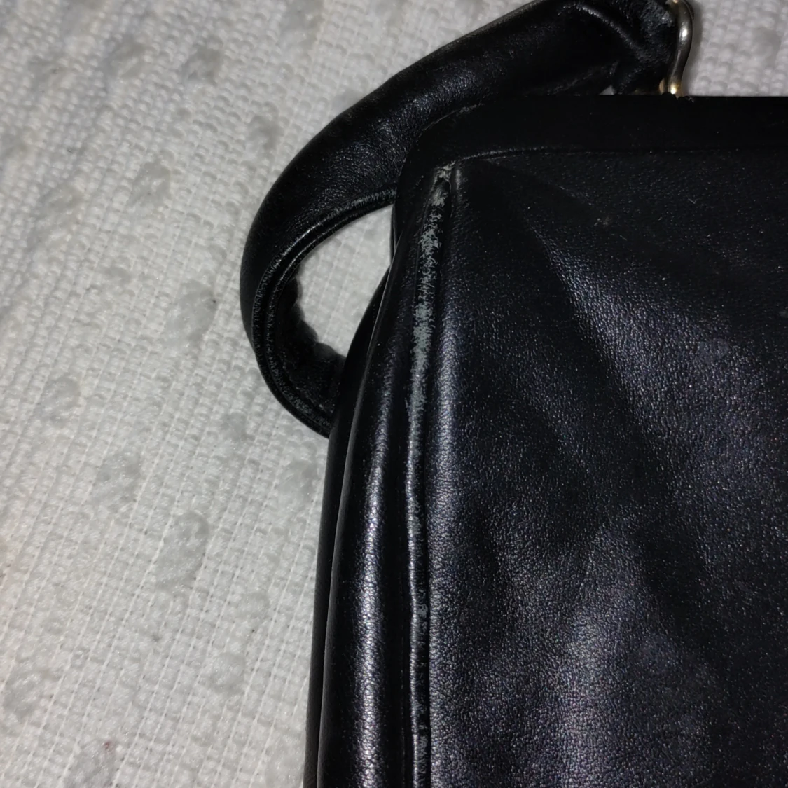 Svart läderväska - 3