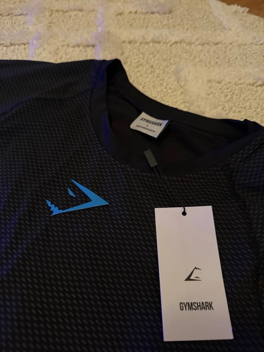 Gymshark Onyx V5 Långärmad Tröja – Svart & Blå - 1