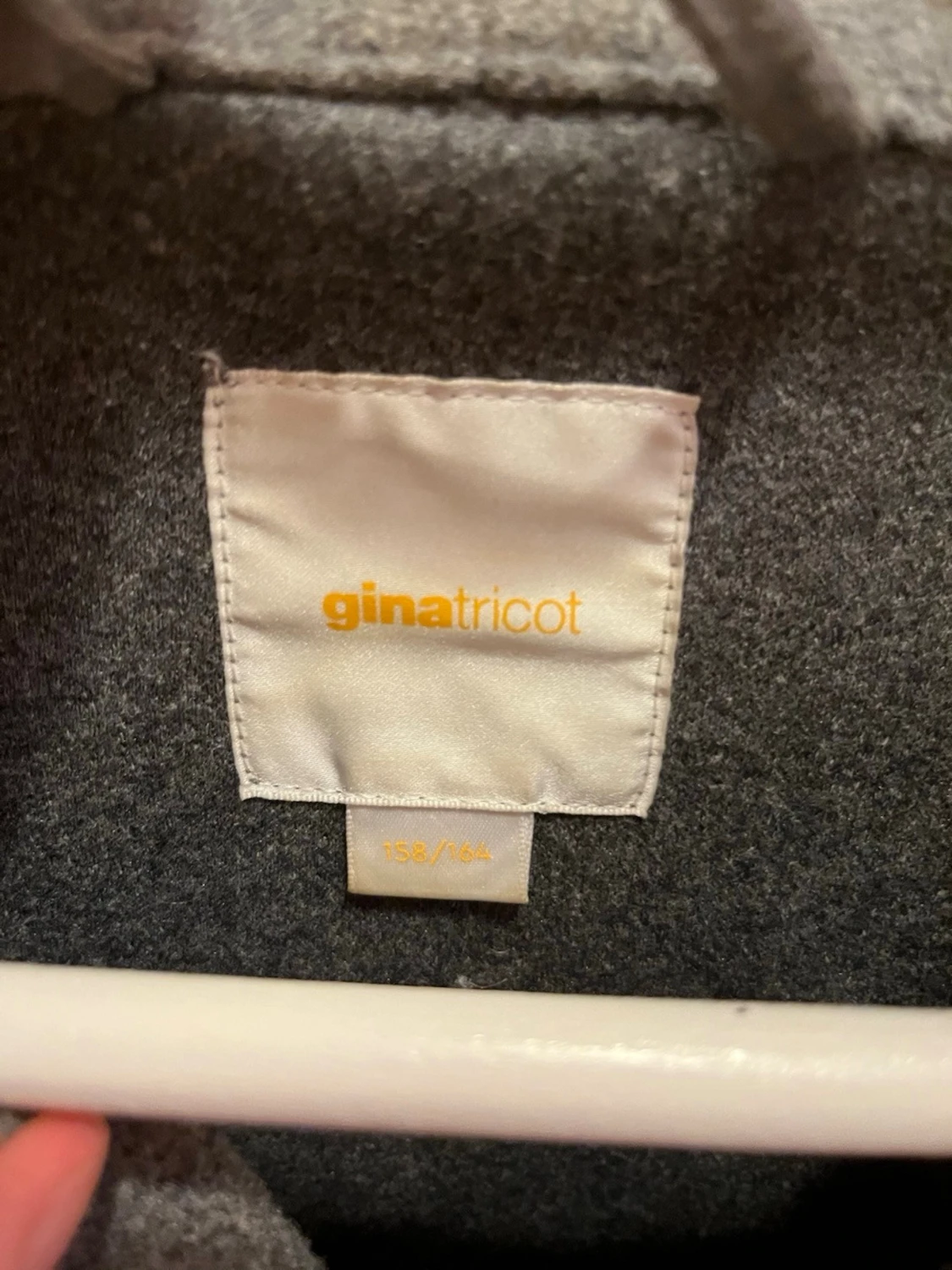 Grå kappa från Gina Tricot - 2