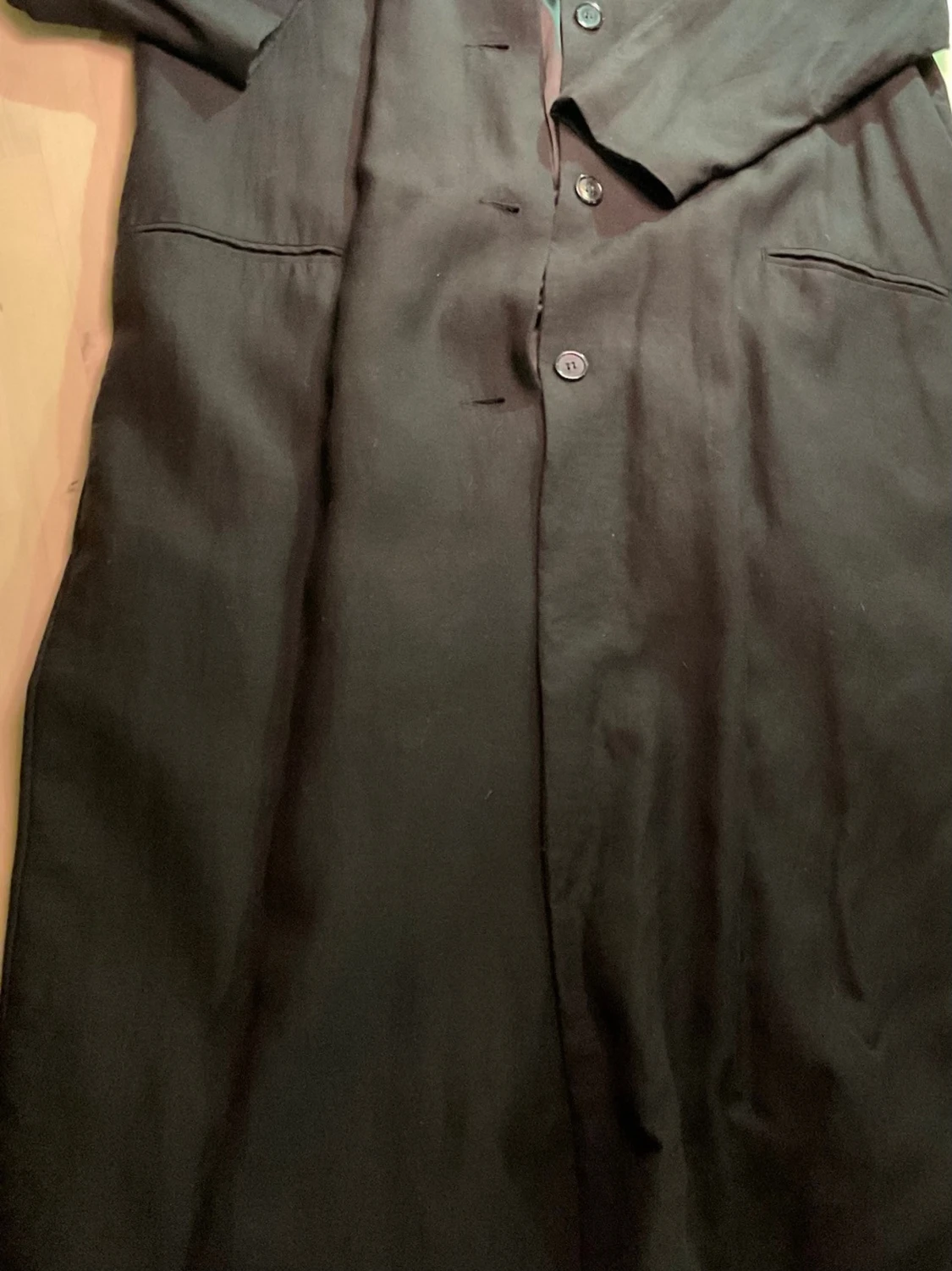 Svart lång kappa från Wera - 1