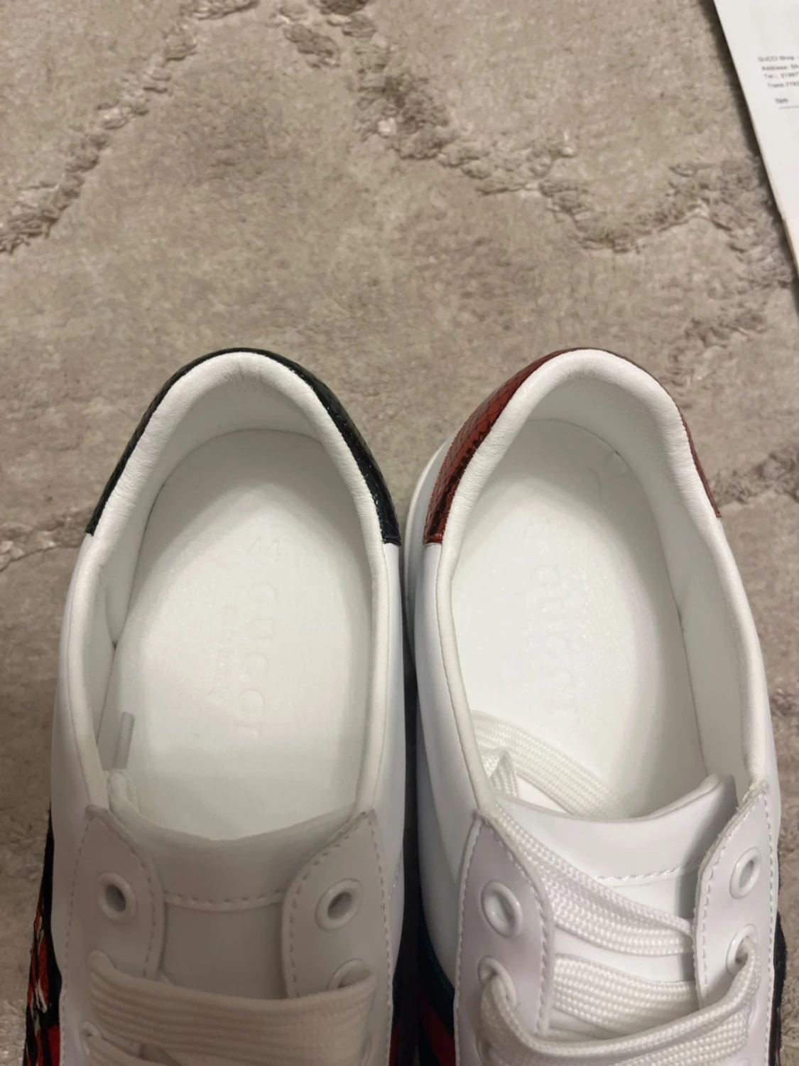 Vita ormdesign skor - 3