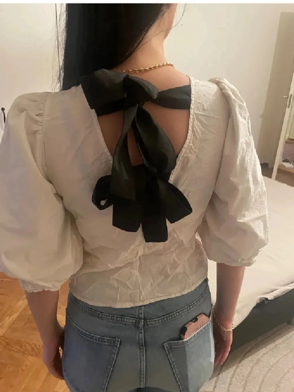 Blus med rosetter❤️