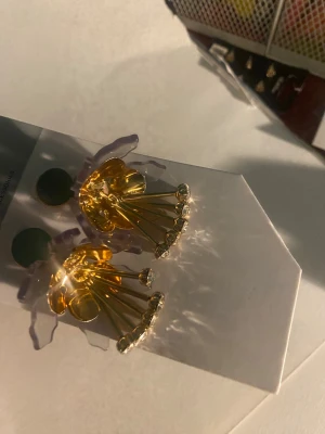 Örhängen från Appear  - Ett par Blom-örhängen från Appear. De är både guld och silver. Mest guld. Dem är helt nya. 