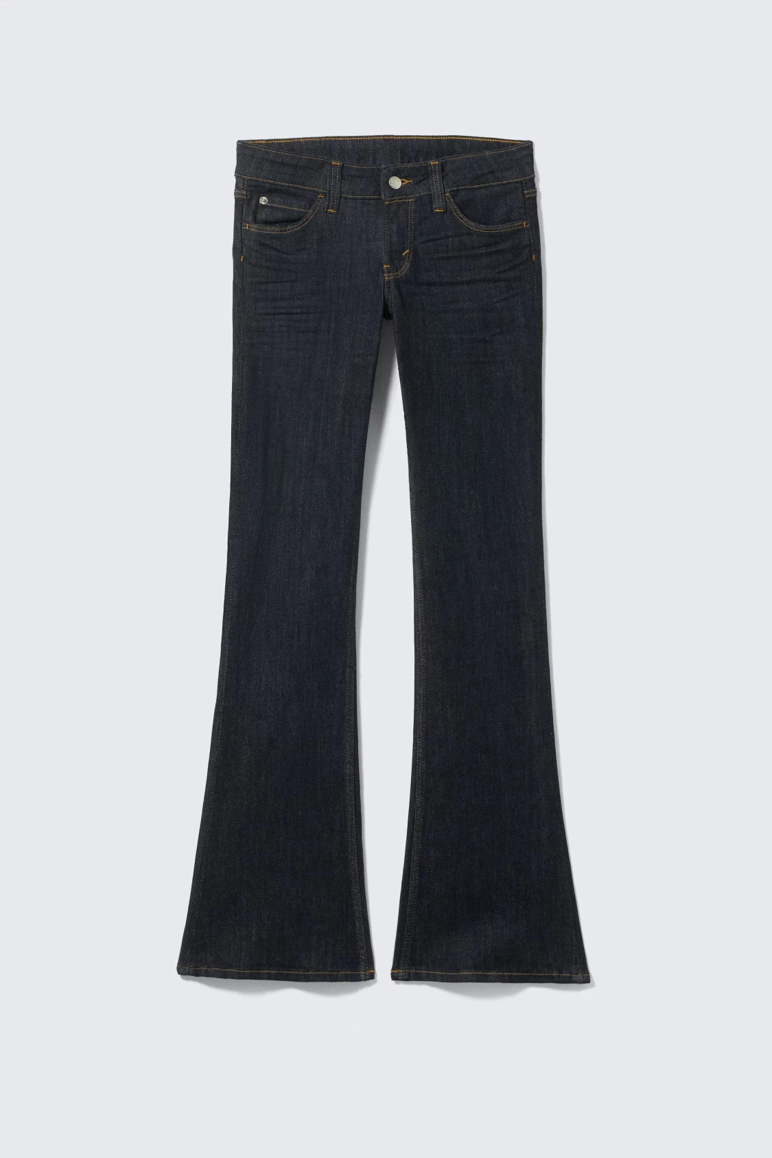 Mörkblå bootcut jeans