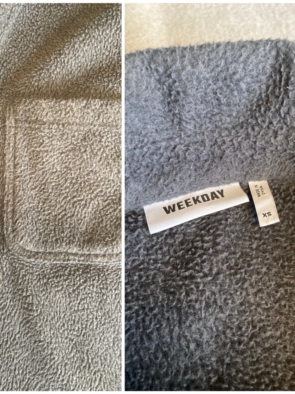 Fleece overshirt från Weekday - 1