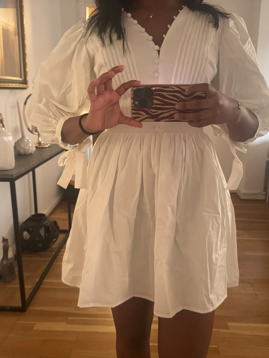 Vit puffärm klänning från Showpo - 5