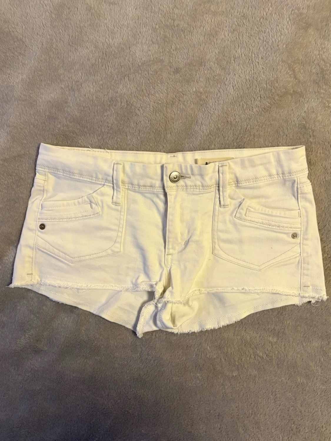 Vita jeansshorts - 1