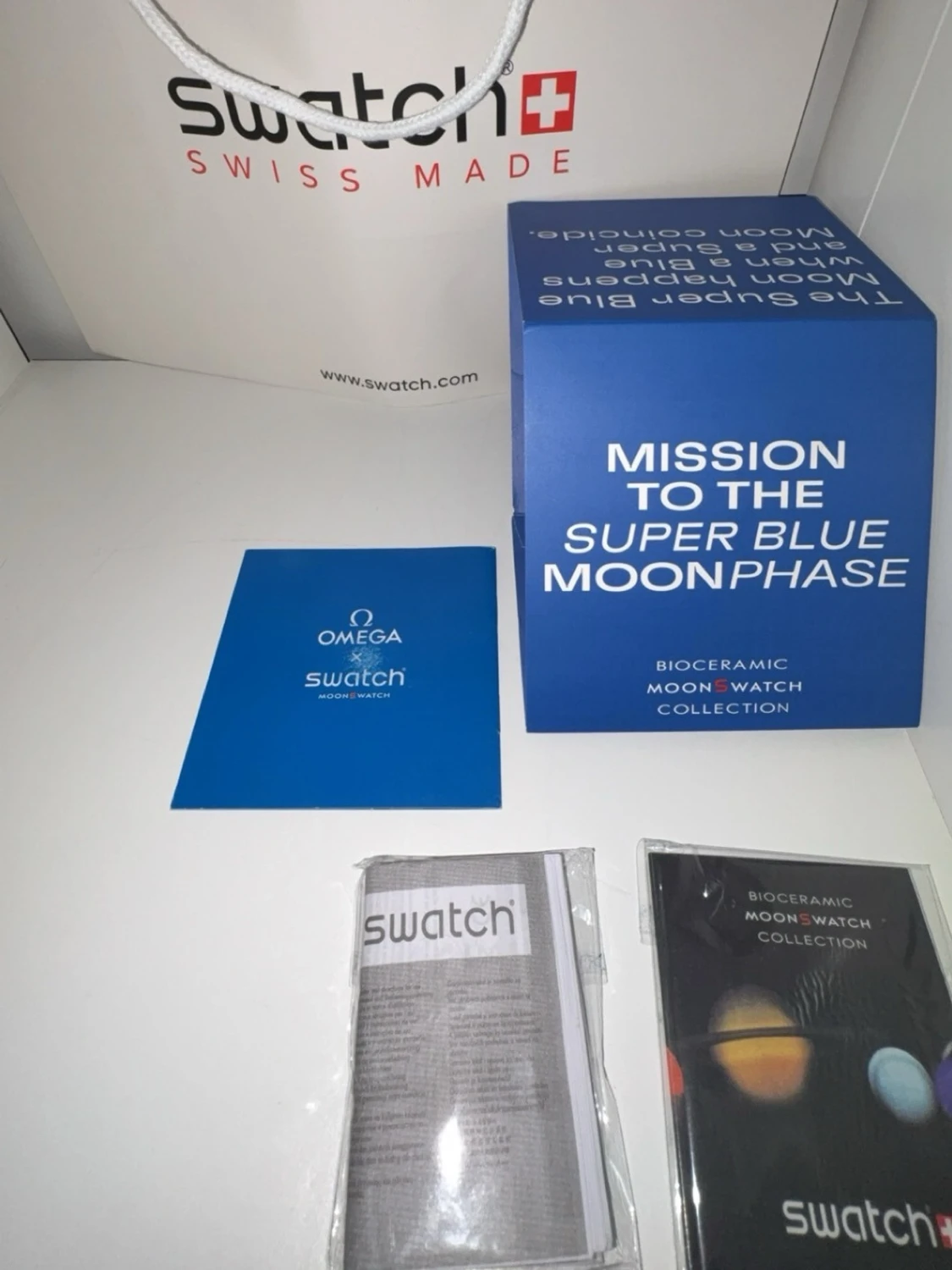 Blå Omega x Swatch MoonSwatch väst - 2