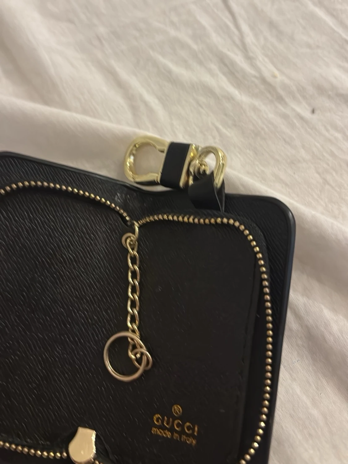 Svart  plånbok i skinn - 3