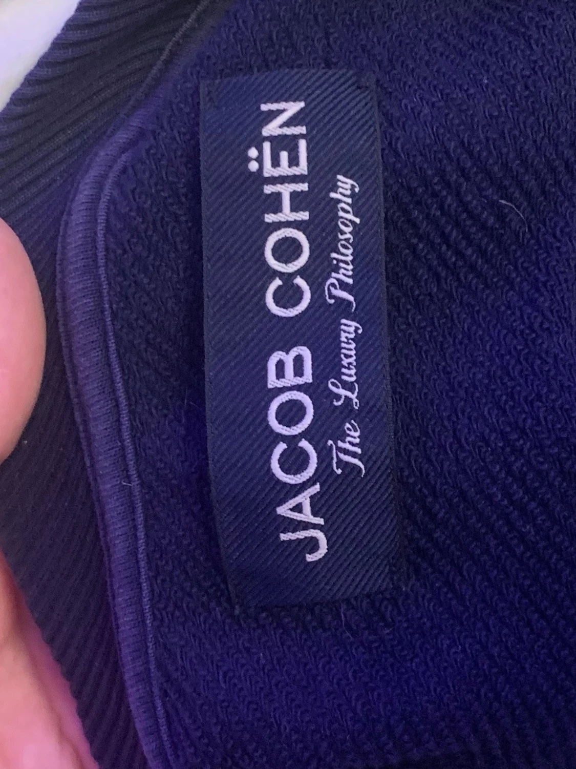 Mörkblå sweatshirt från Jacob Cohën - 2