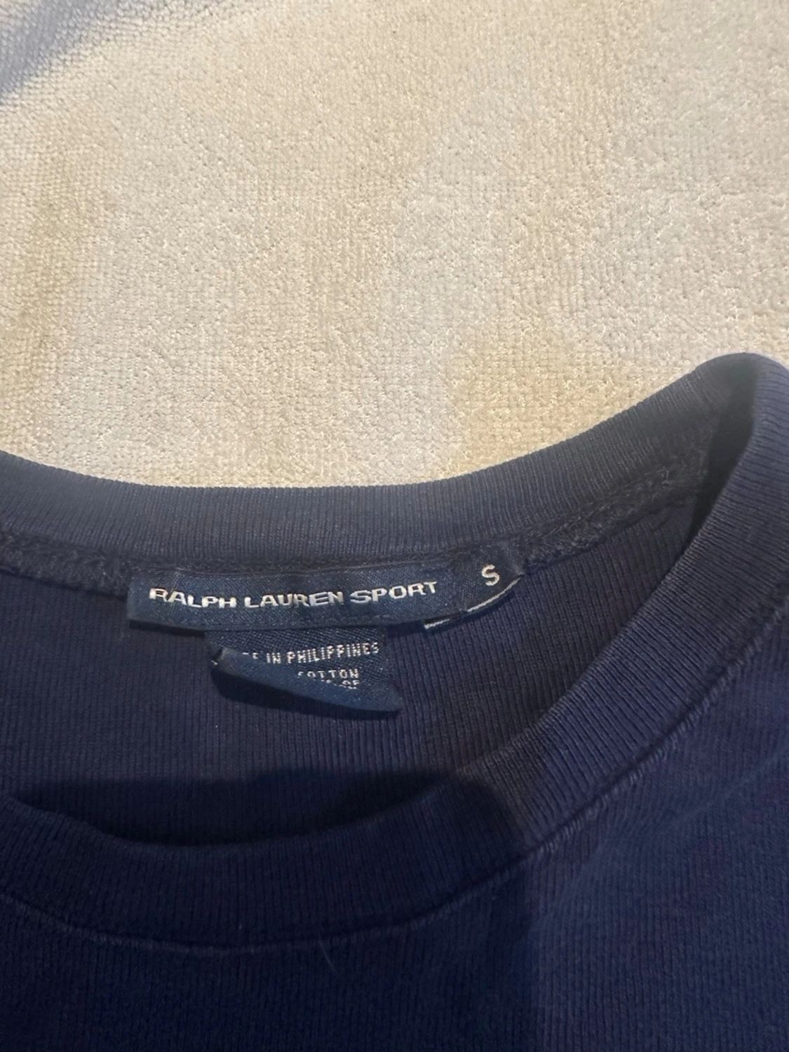 Marinblå långärmad topp Ralph Lauren - 1